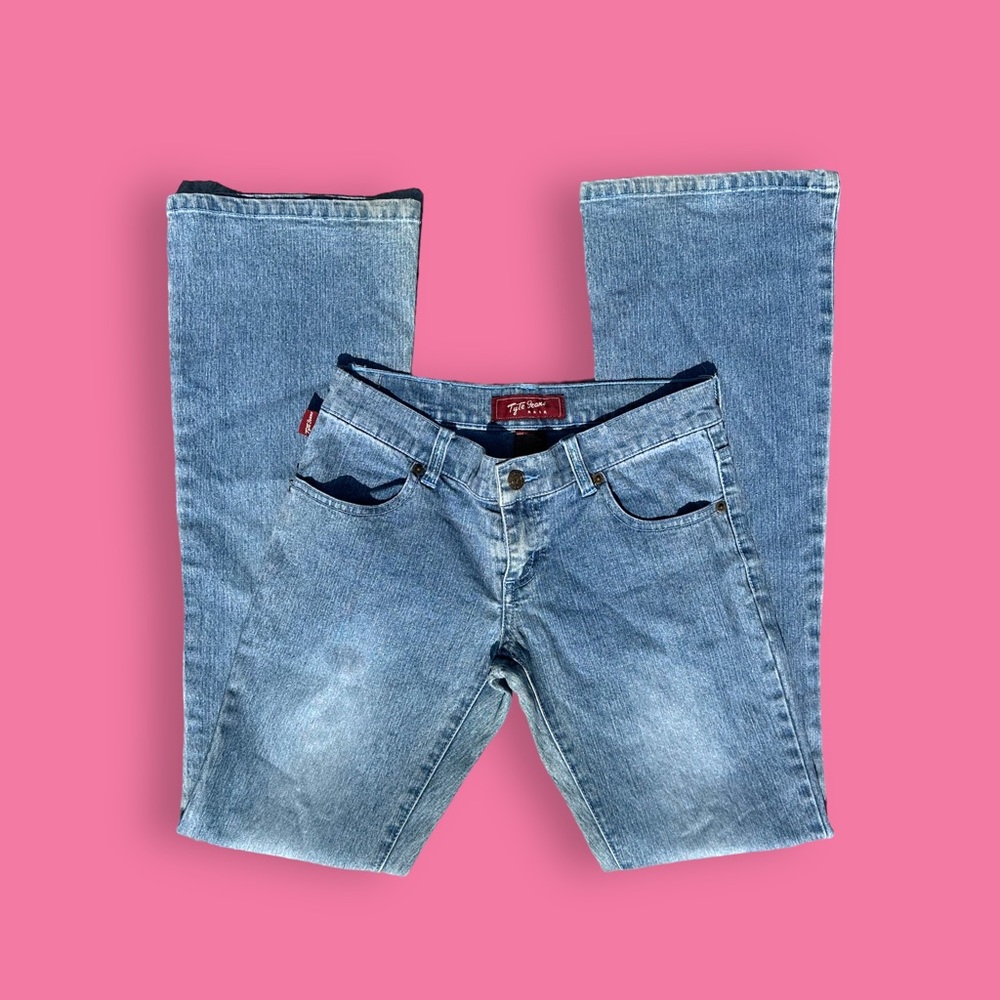 ✮2000s light wash low rise bootcut jeans    ✮